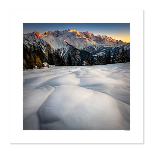 Face au Mont Blanc, Chamonix